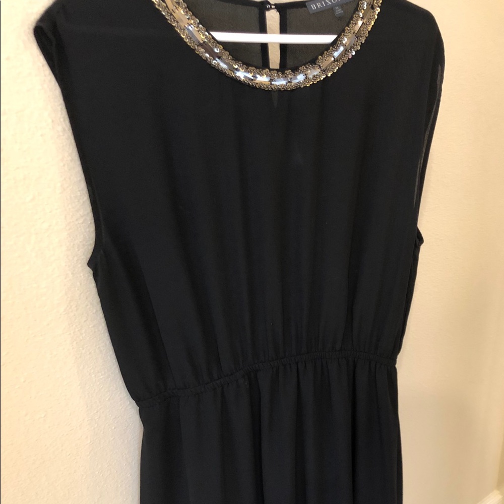 Beaded black dress